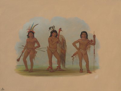 Three Zurumati Indians by George Catlin