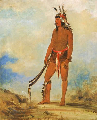 Won-de-tów-a, The Wonder, 1835 by George Catlin