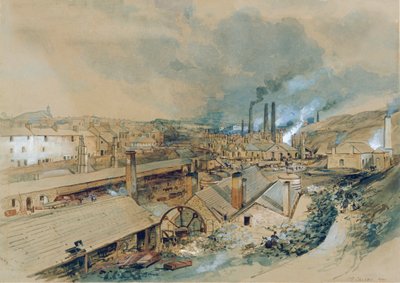 Dowlais Ironworks by George Childs