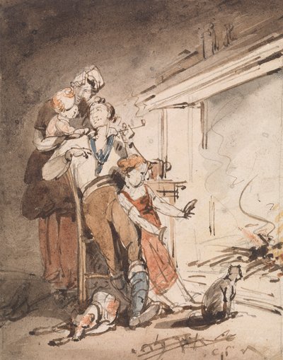 A Sailor and His Family by George Chinnery