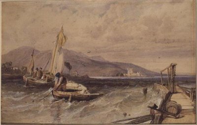 Castle Douglas, Loch Leven by George Clarkson Stanfield