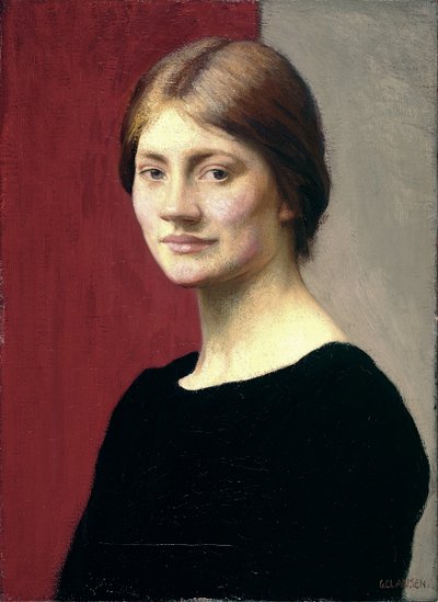 A Girl in Black by George Clausen