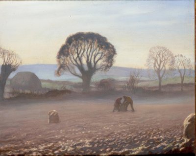 Autumn Morning – Potato Harvest by George Clausen
