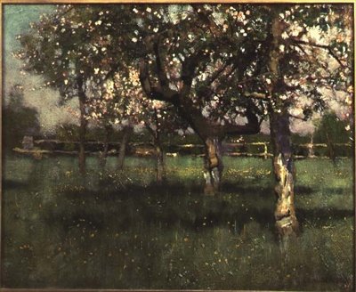 Orchard Scene, mid 1880s by George Clausen