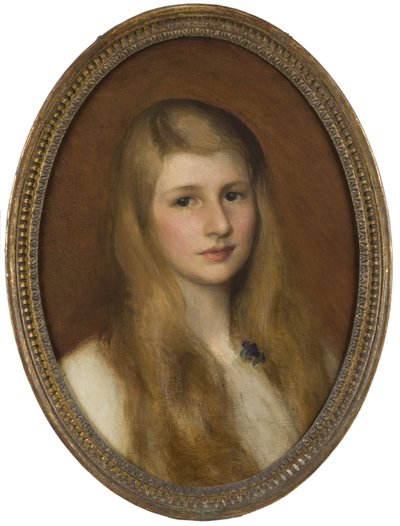 Portrait of Margaret Hilton by George Clausen