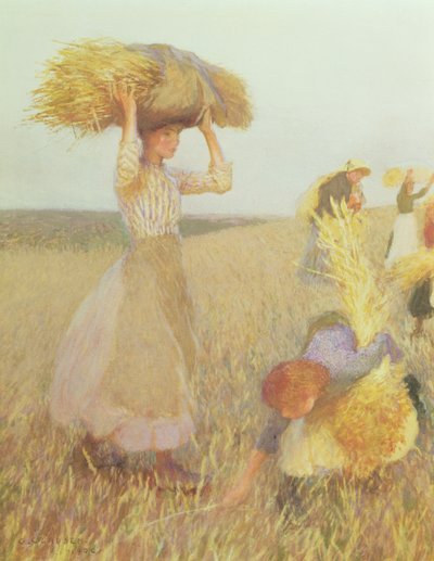 The Gleaners by George Clausen