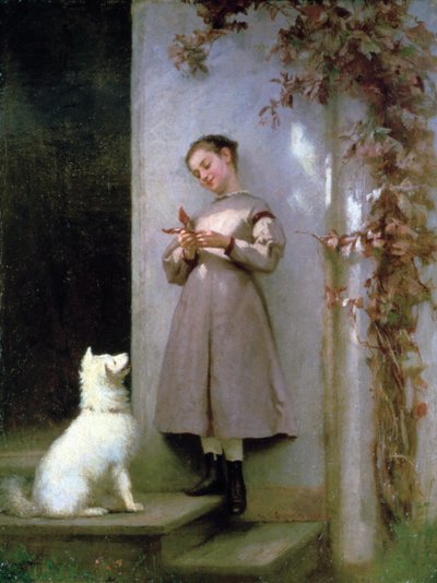 Playmates, 1868 by George Cochran Lambdin