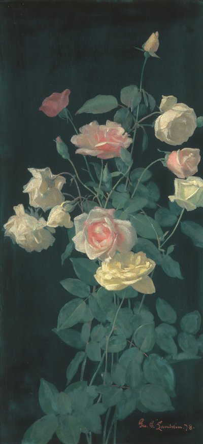 Roses, 1878 by George Cochran Lambdin