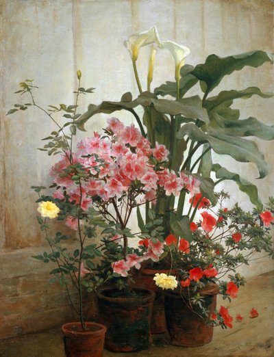 Side of a Greenhouse, 1870-80 by George Cochran Lambdin