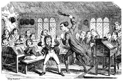 February - Cutting Weather, 1839 by George Cruikshank