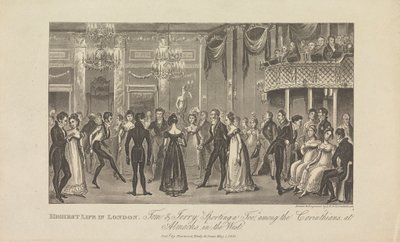 Highest Life in London by George Cruikshank