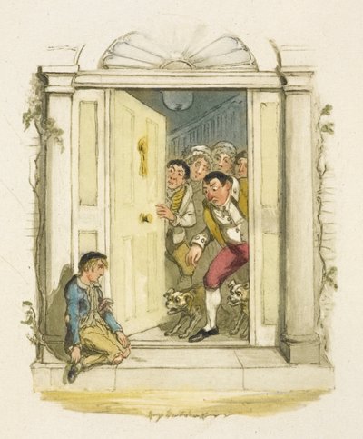 Illustration for Oliver Twist by George Cruikshank