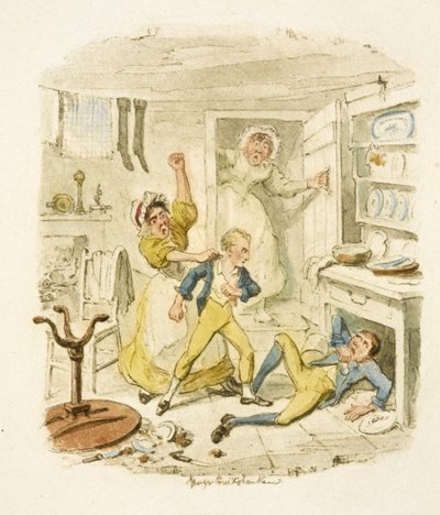 Illustration for "Oliver Twist" by George Cruikshank