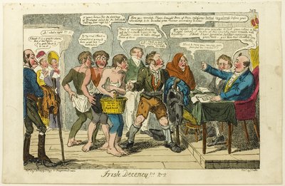 Irish Decency! No. 2 by George Cruikshank
