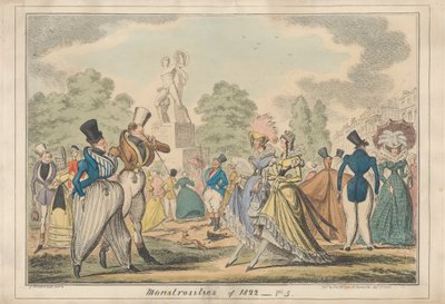 Monstrosities of 1822 - Pt. 5 by George Cruikshank