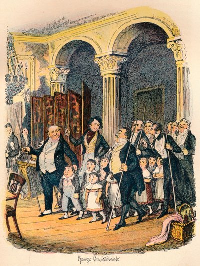 Public Dinners by George Cruikshank