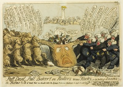 Pull Devil, Pull Baker by George Cruikshank