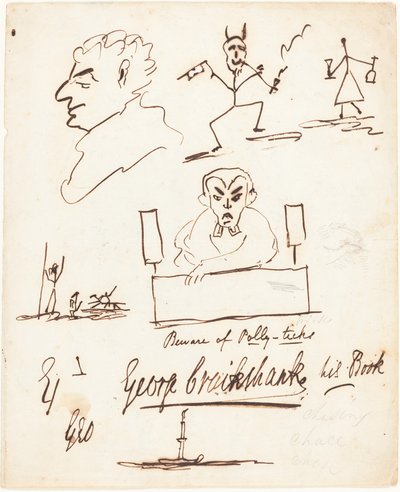 Satirical Sketches by George Cruikshank
