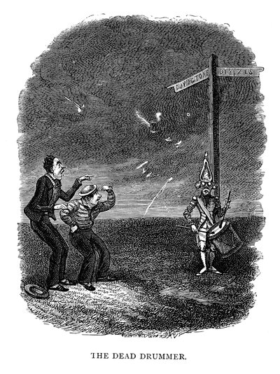 The Dead Drummer, 1840 by George Cruikshank