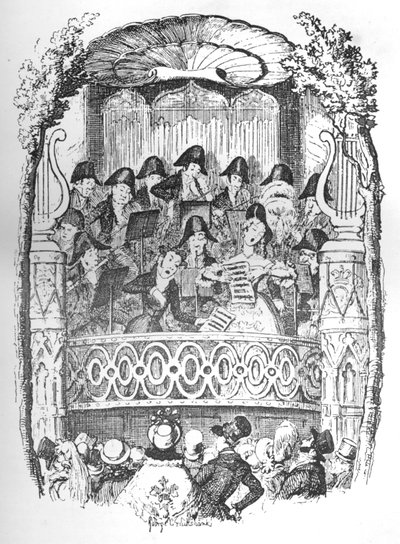 Vauxhall Gardens by Day by George Cruikshank