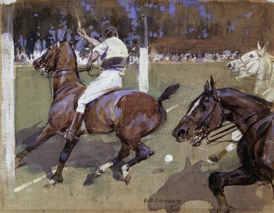 Saving a Goal by George Denholm Armour
