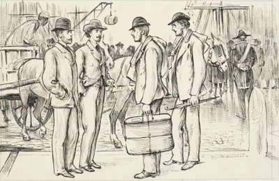 Meeting at a Port by George du Maurier