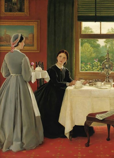 Afternoon Tea, 1865 by George Dunlop Leslie