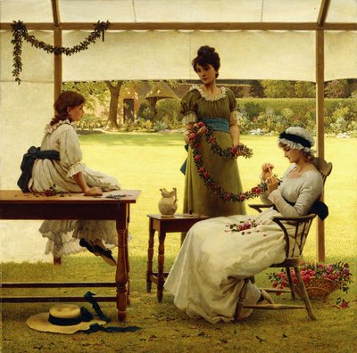 The Garland by George Dunlop Leslie