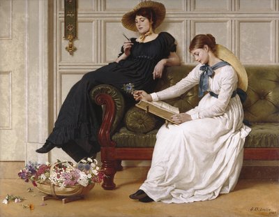 The Language of Flowers by George Dunlop Leslie