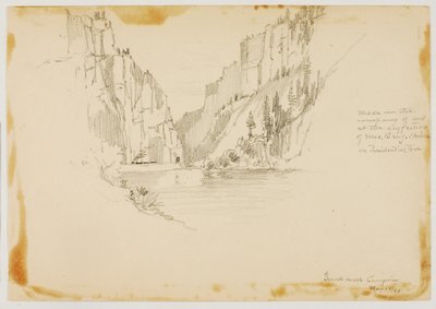 Grand River Canyon/Near Glenwood Springs by George Elbert Burr