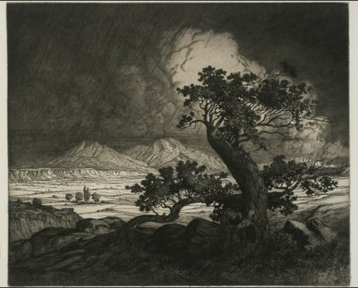 Old Cedars and Spanish Peaks by George Elbert Burr
