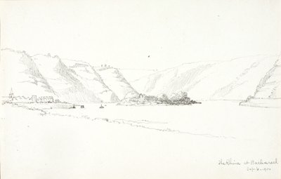 The Rhine at Bacharach by George Elbert Burr