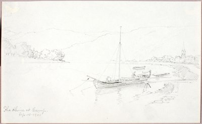 The Rhine at Camp by George Elbert Burr