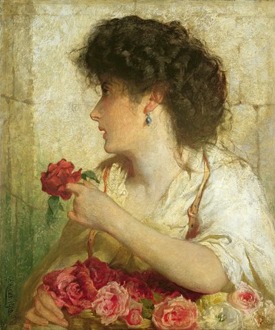 A Summer Rose, 1910 by George Elgar Hicks
