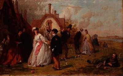Croquet by George Elgar Hicks