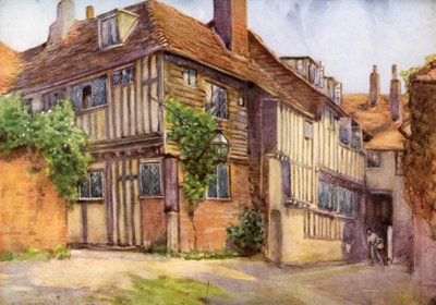 Mermaid Inn, Rye, Sussex by George Franck Nicholls