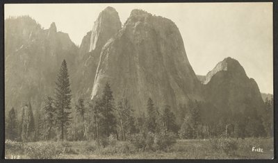 Cathedral Rocks, 2600 feet by George Fiske