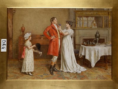 I Wish you Luck by George Goodwin Kilburne