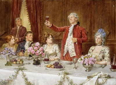 The King! by George Goodwin Kilburne