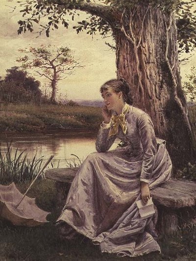 The Letter by George Goodwin Kilburne