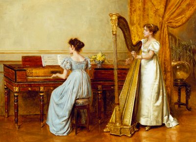 The Music Room by George Goodwin Kilburne