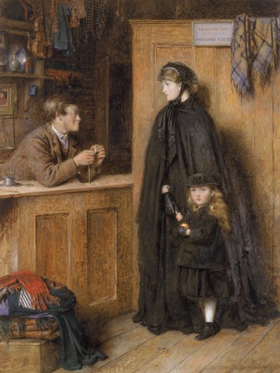 The Pawnbroker by George Goodwin Kilburne