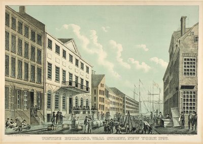 Tontine Building, Wall Street, N.Y., 1797 by George Hayward
