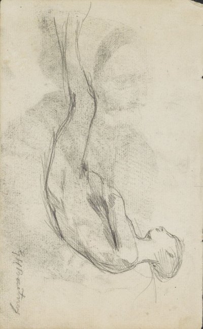 Reclining Nude by George Hendrik Breitner (signed by artist)