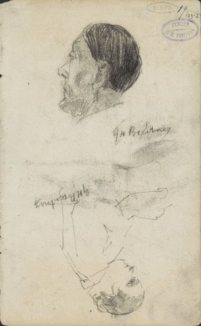 Two Figure Studies by George Hendrik Breitner (signed by artist)