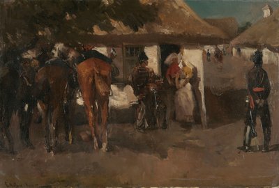 Billeting the Troops by George Hendrik Breitner