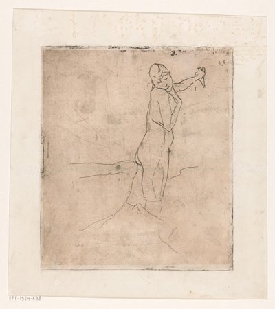 Standing Naked Woman by George Hendrik Breitner