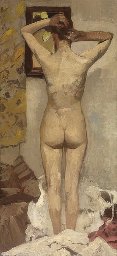 Standing Nude by George Hendrik Breitner