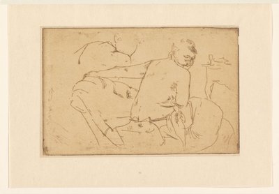 Seated Female Nude by George Hendrik Breitner