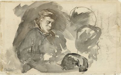Seated Boy by George Hendrik Breitner
